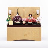 ひな人形 親王収納飾り 4M12-CS-204