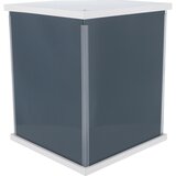 卓上ガラスコレクションケース コーナー ホワイト