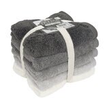 グラデーションフェイスタオル 34cm x 80cm 5枚組