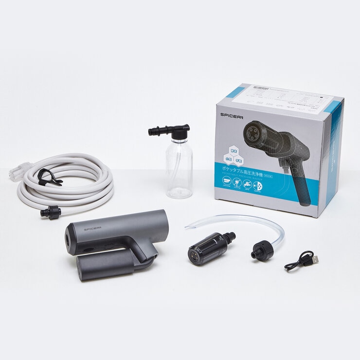 SPICERR ポケットプル高圧洗浄機 SWU-201 SPICERR ポケッタブル高圧洗浄機 ブラック SWU-201(BK) | Costco Japan