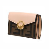 フェンディ 三つ折り財布 ピンク