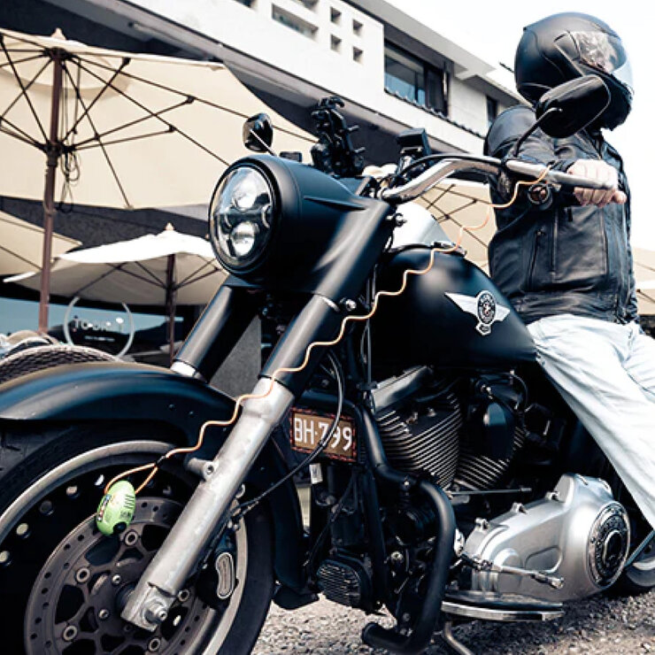 ULAC ディスクブレーキロック AIR ALARM ホワイト