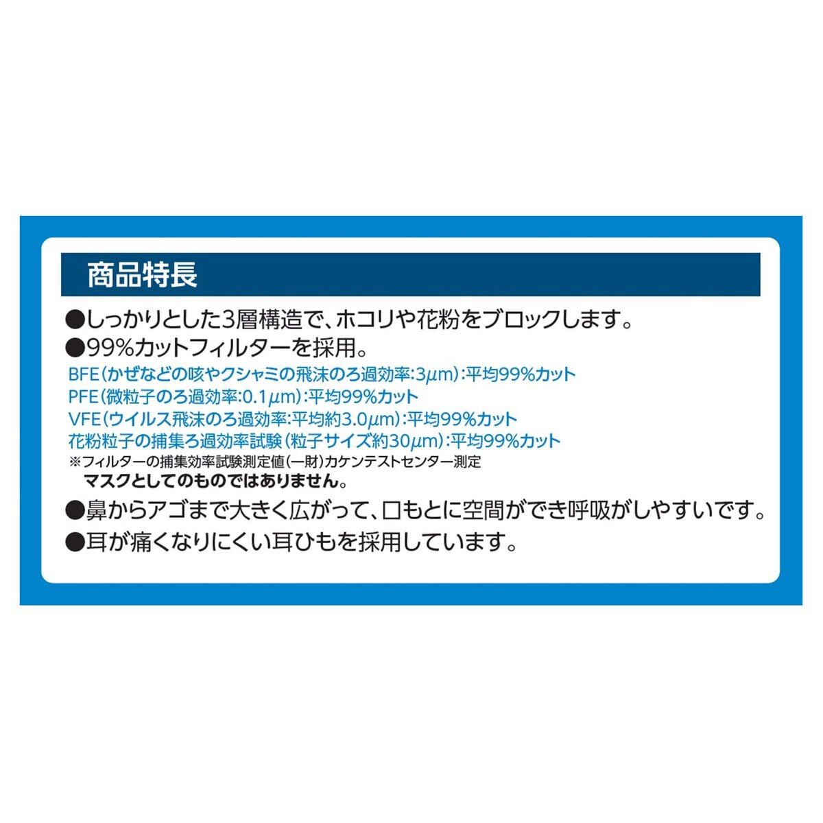 立体型 不織布 マスク ふつうサイズ 30枚