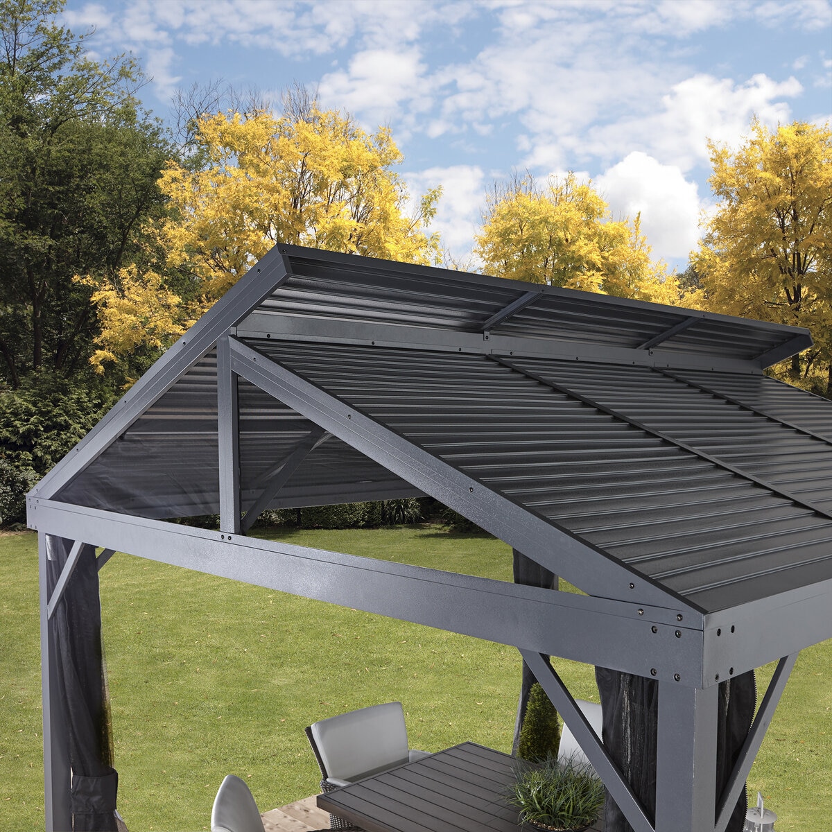 goa様・専用出品② SOJAG Sanibel II 8 x 8 フィート (2.4 x 2.4 m) ガゼボ | Costco Japan