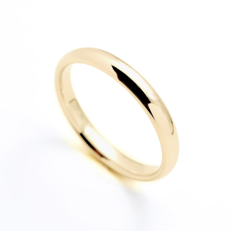 18K イエローゴールド マリッジリング 3.0mm 8号 18K イエローゴールド マリッジリング 3.0mm 8号