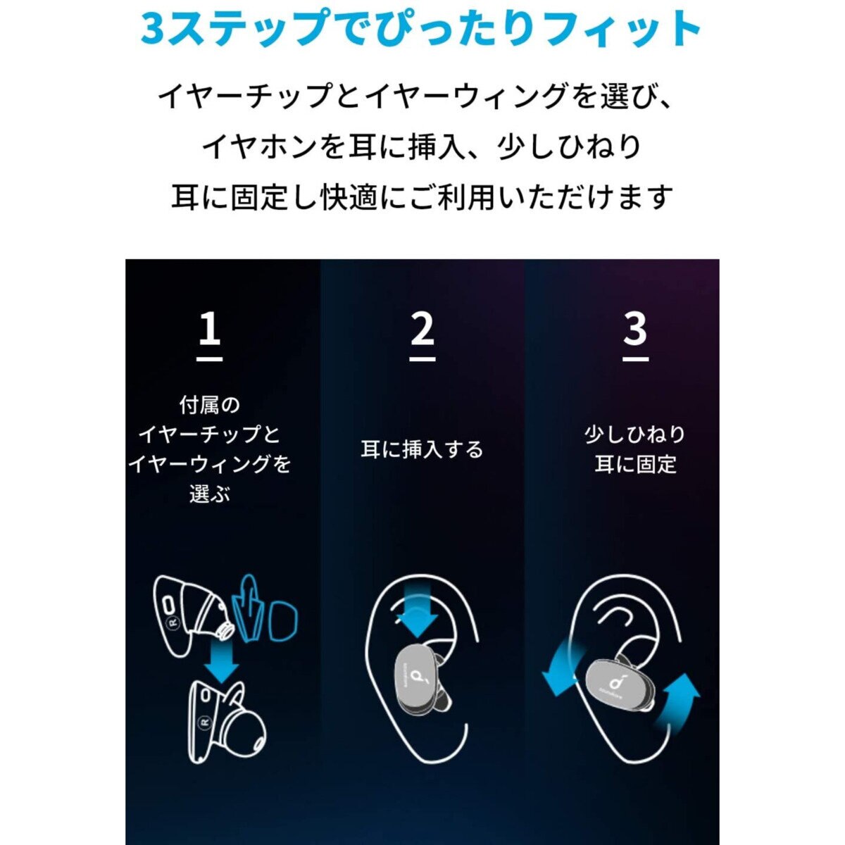 Anker（アンカー）ワイヤレスイヤホン Soundcore Liberty 2 A3913021