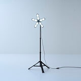 YAMAZEN 5灯LEDガレージライト/ライト用三脚スタンドセット GL5-1000SSSG-70BSET