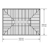 SOJAG メッシーナ 10 x 14フィート (3 x 4.2m) サンシェルター ホワイト