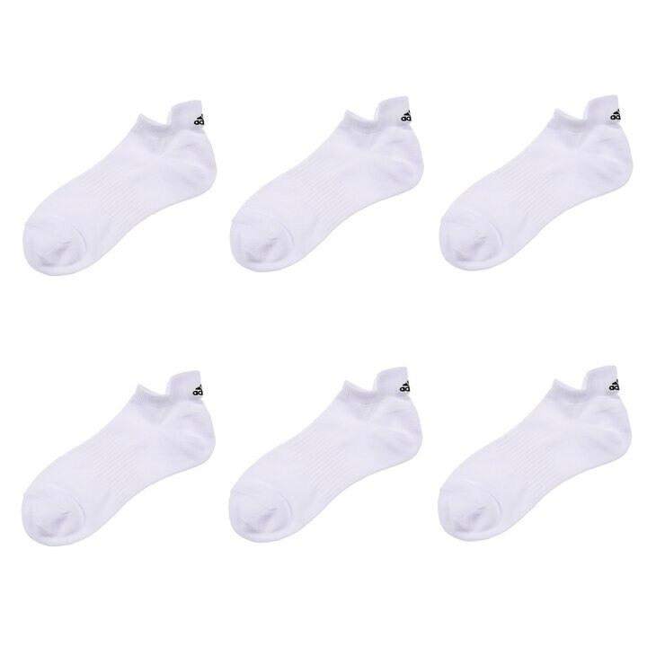 アディダス メンズ ソックス 6PK ホワイト 26-28cm アディダス メンズ ソックス 6PK ホワイト 26-28cm