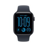Apple Watch SE 3 GPS+Cellular 44mmミッドナイトアルミニウムケースとネイビーブルースポーツバンド - S/M Apple Watch SE 3 GPS+Cellular 44mmミッドナイトアルミニウムケースとネイビーブルースポーツバンド - S/M