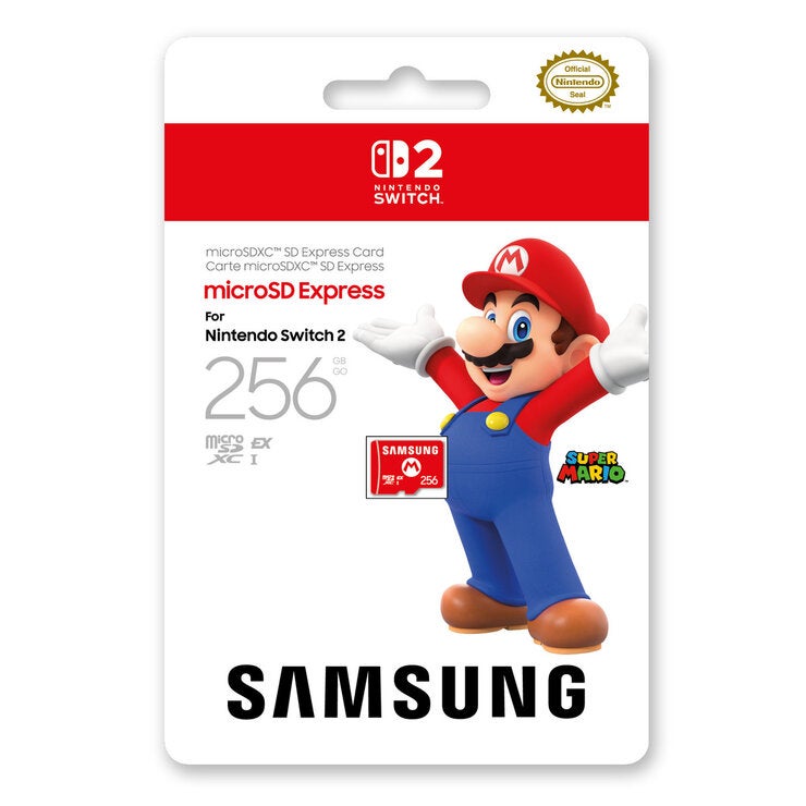 Samsung microSD Express Card 256GB for Nintendo Switch 2