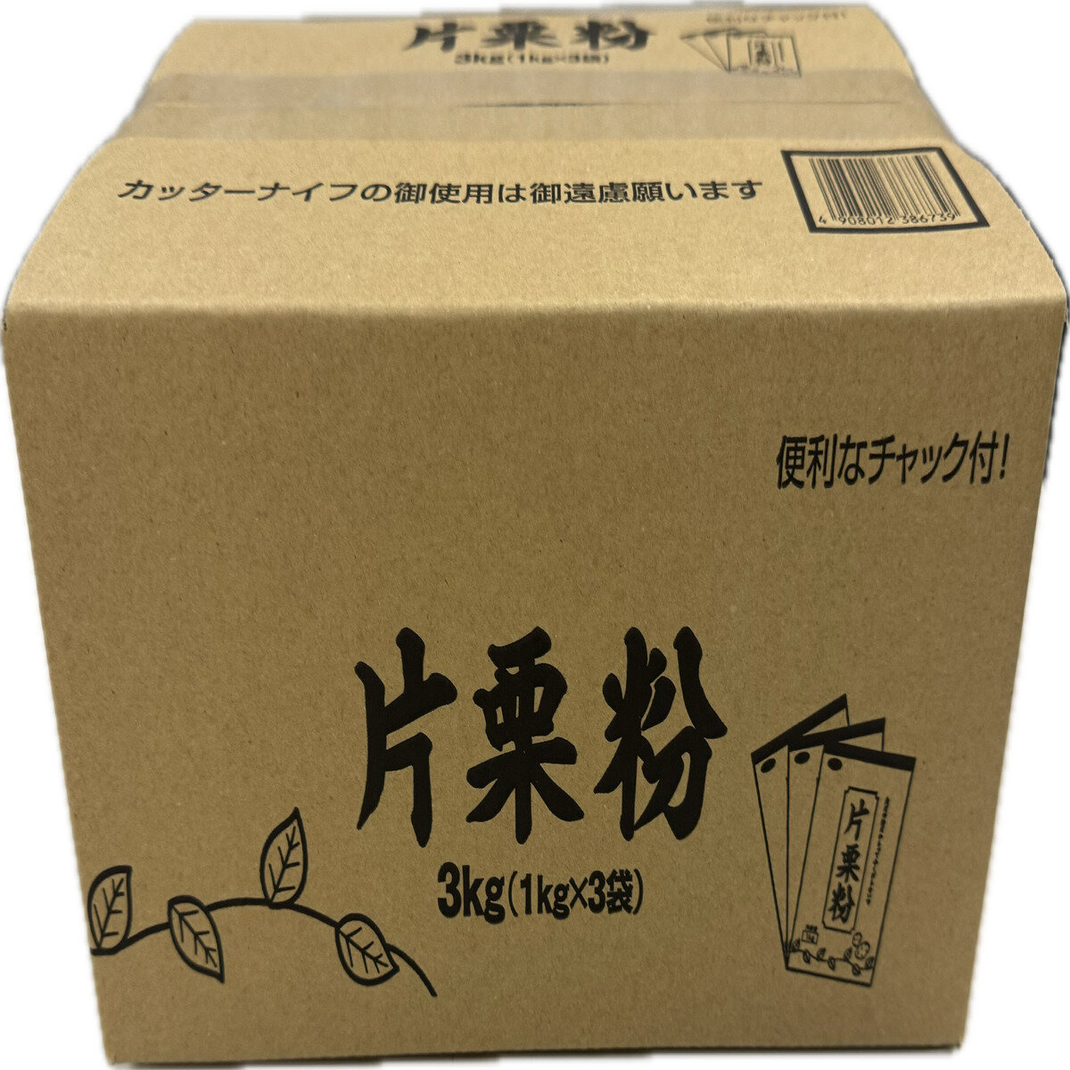 片栗粉1kg x 3袋