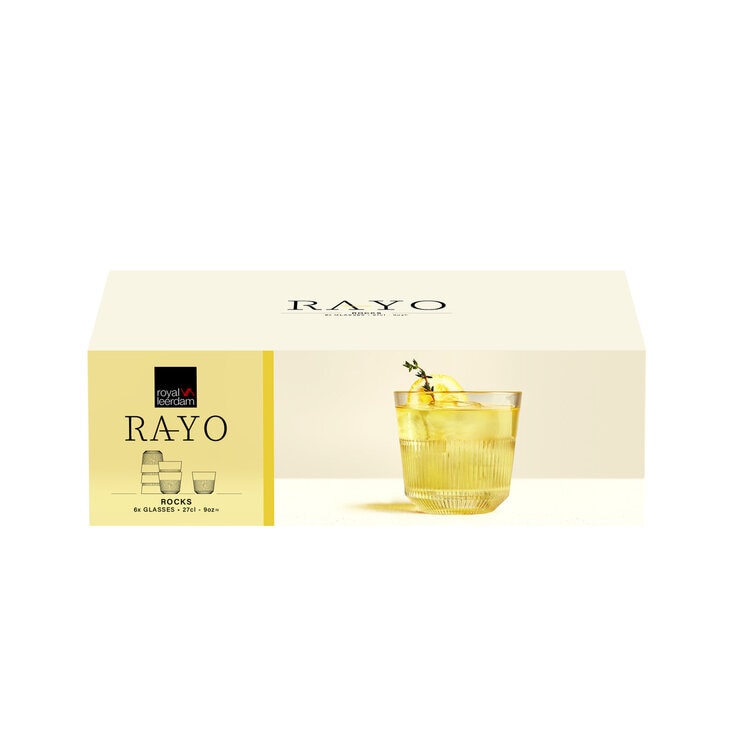 ロイヤルレアダム RAYO グラス 270ml 6個