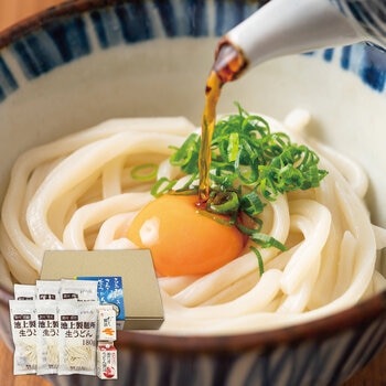 築地ばんや 池上製麺所生うどん12食 (鎌田醤油のだし醤油付き) 築地ばんや 池上製麺所生うどん12食 (鎌田醤油のだし醤油付き)