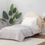 リュクスロフト ブランケット シングルサイズ 150 cmｘ200 cm ストーン