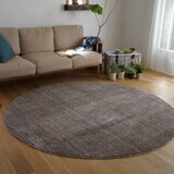 スミノエ 防炎・防音ラグ リュストル 正円 200cm x 200cm グレージュ