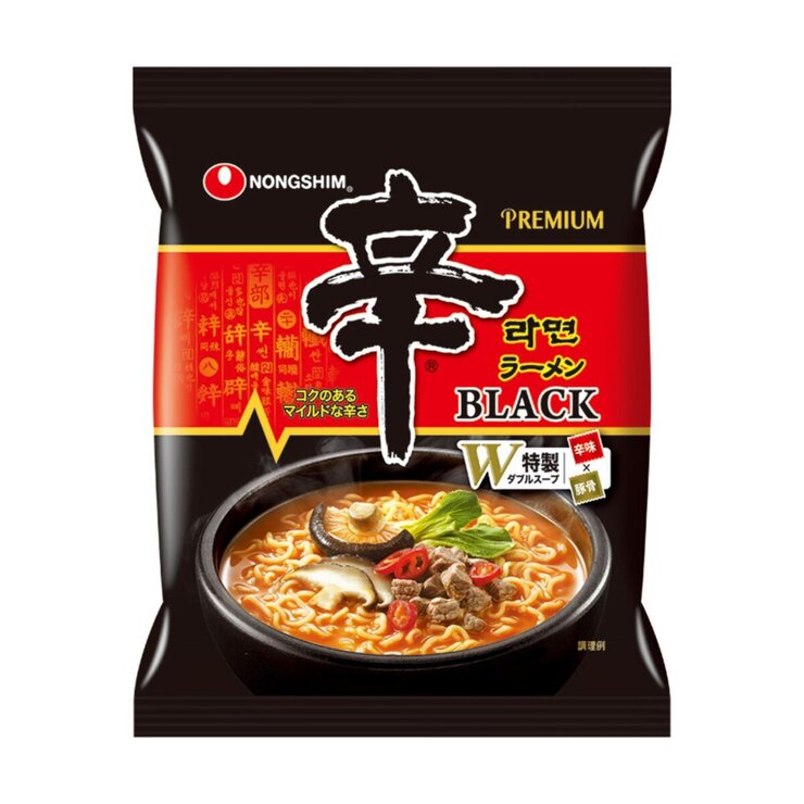 農心 辛ラーメン袋BLACK 130g x 20食 農心 辛ラーメン袋BLACK 130g x 20食