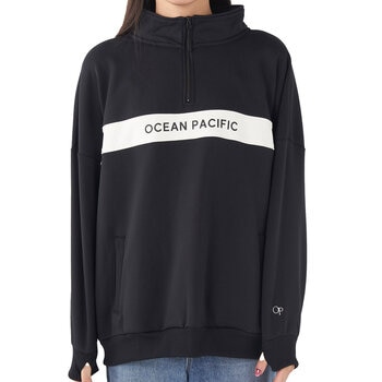 オーシャンパシフィック レディース ハーフジップ スウェットシャツ