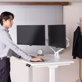 iggy / デュアルモニターアーム / DA122 / 耐荷重2~9kg / 13~32インチ対応 / ホワイト iggy / デュアルモニターアーム / DA122 / 耐荷重2~9kg / 13~32インチ対応 / ホワイト