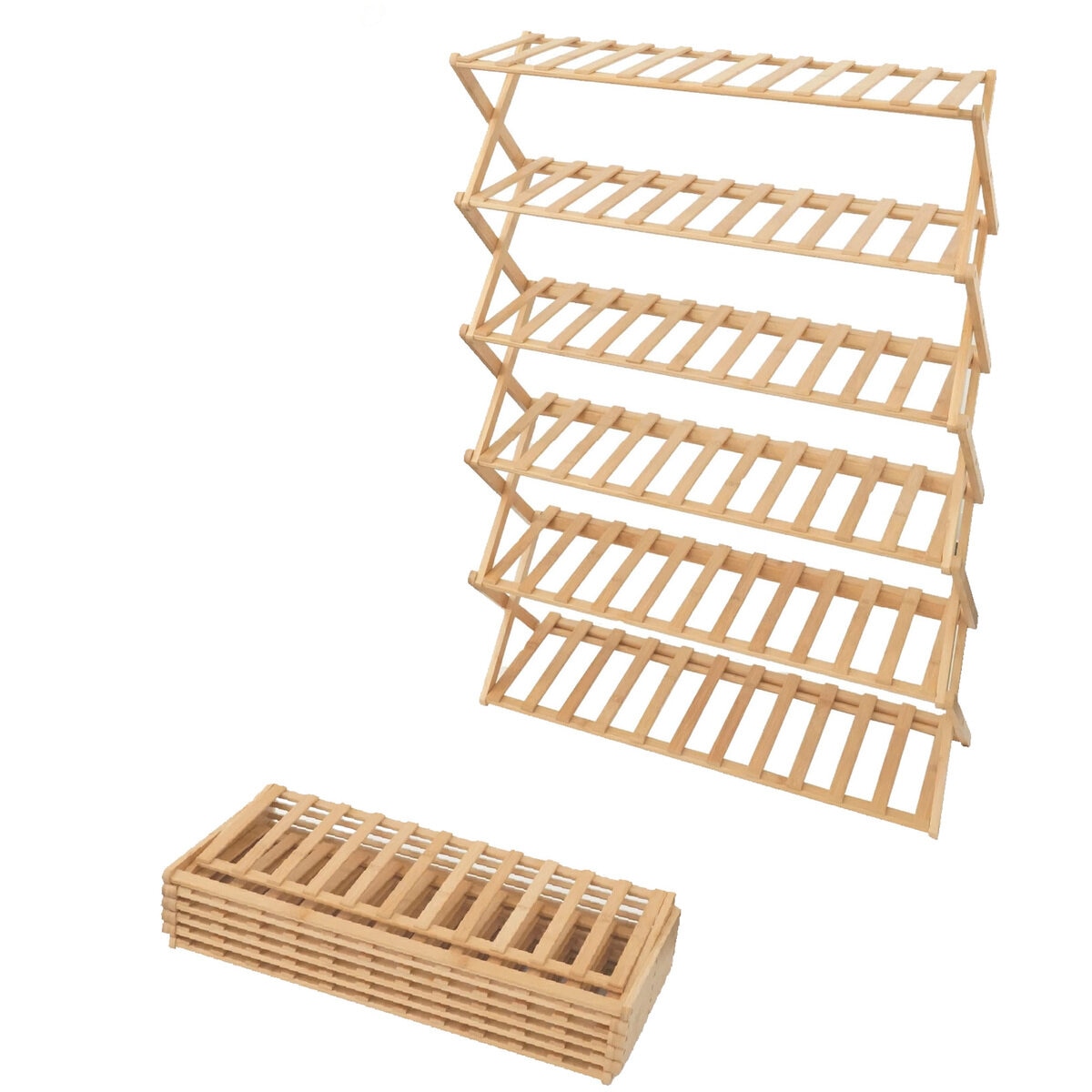 7Life 折り畳みシューラック 6段 zakka-045_n6-70