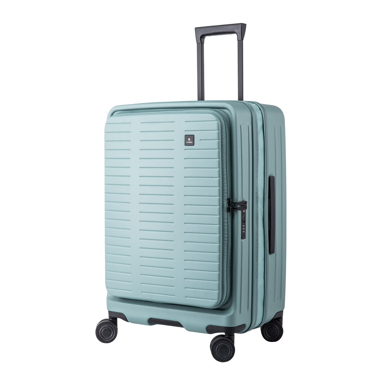 クラウン フロントオープン スーツケース C-F5159H 25インチ ジェイドグリーン