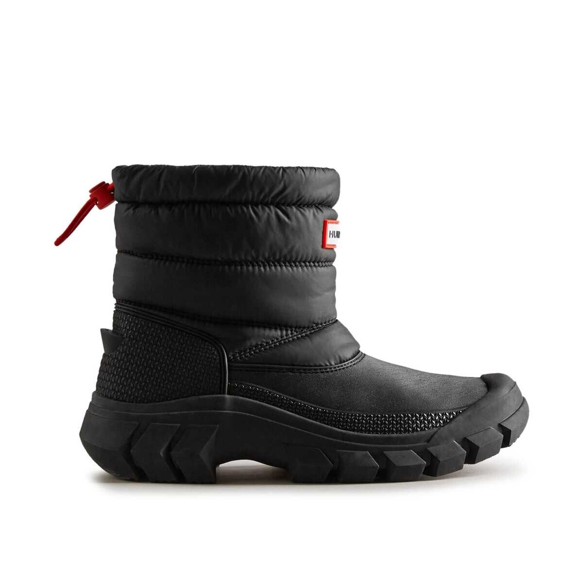 ハンター ショート スノーブーツ ブラック 23.0cm