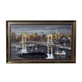 クリスタルアート レインボーブリッジ 134 x 85cm