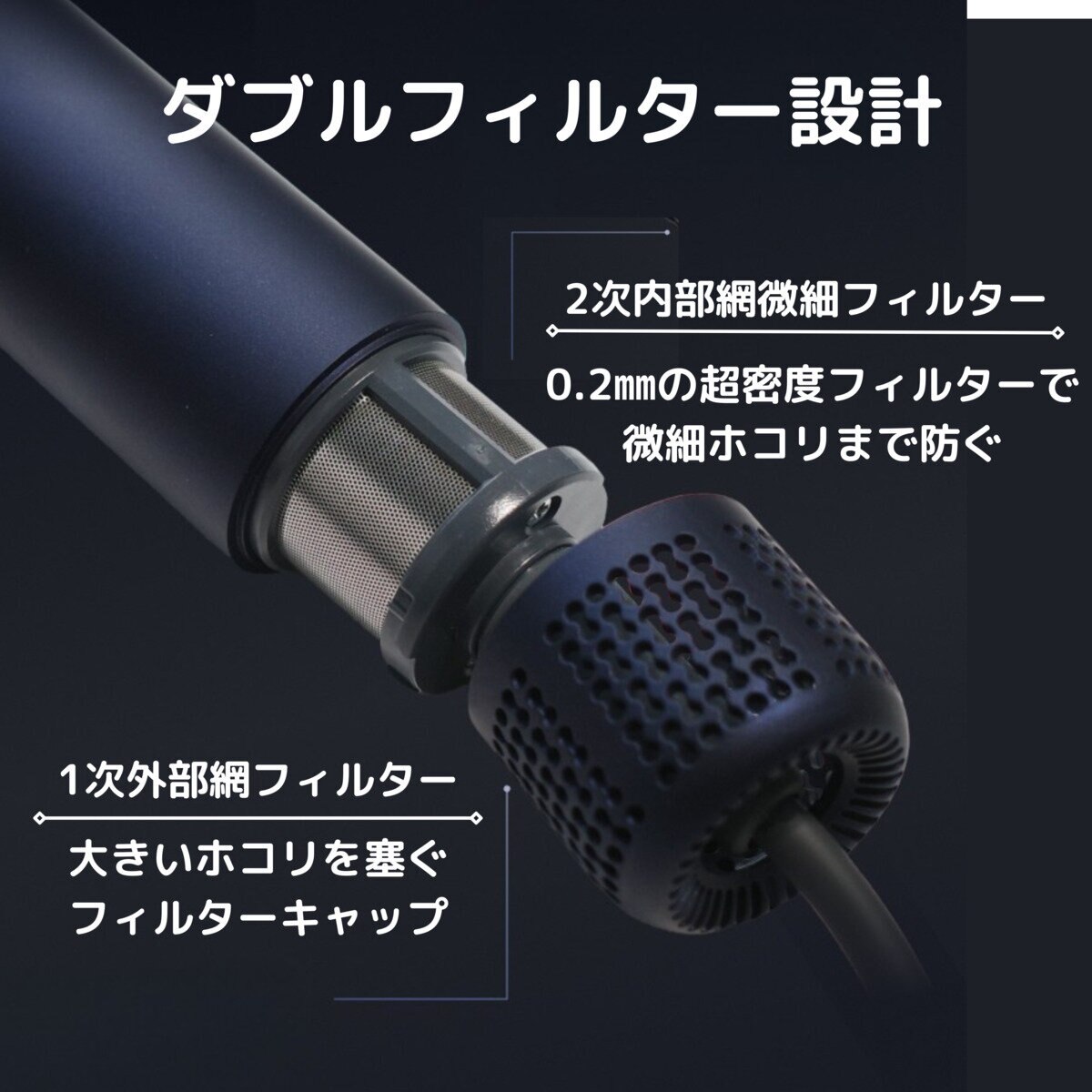 GEEK 大風量BLDCモーター ヘアドライヤー