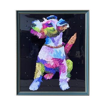 クリスタルアート サクラ 54 x 64cm