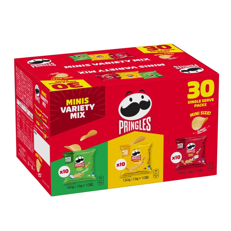 プリングルズ ミニチップス バラエティミックス 19g x 30袋