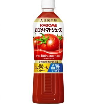 カゴメ トマトジュース 食塩無添加 720 ml x 9本