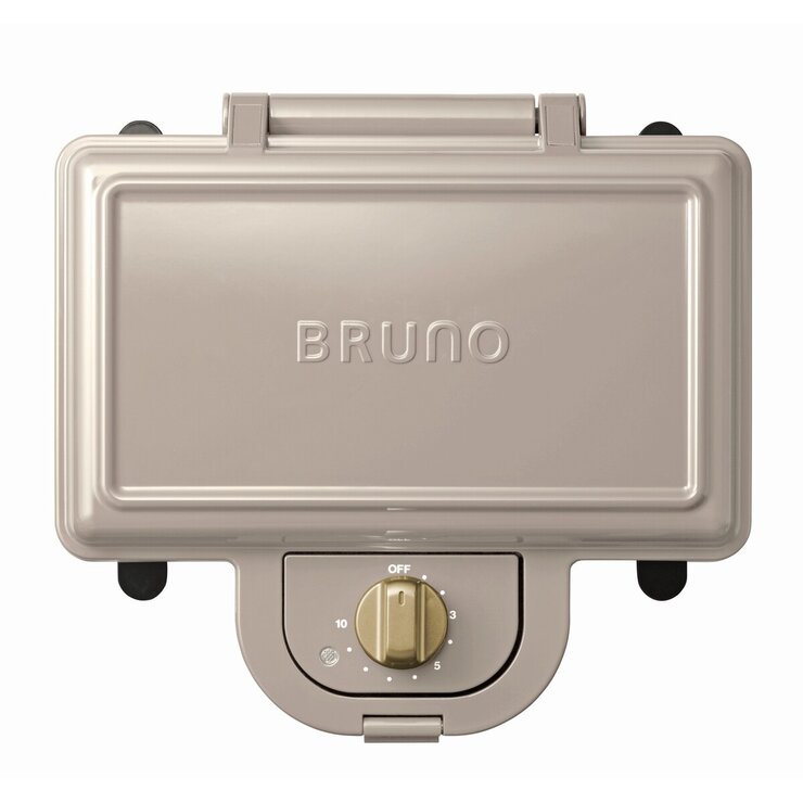 ブルーノ ホットサンドメーカー ダブル グレージュ BOE044-GRG ブルーノ ホットサンドメーカー ダブル グレージュ BOE044-GRG