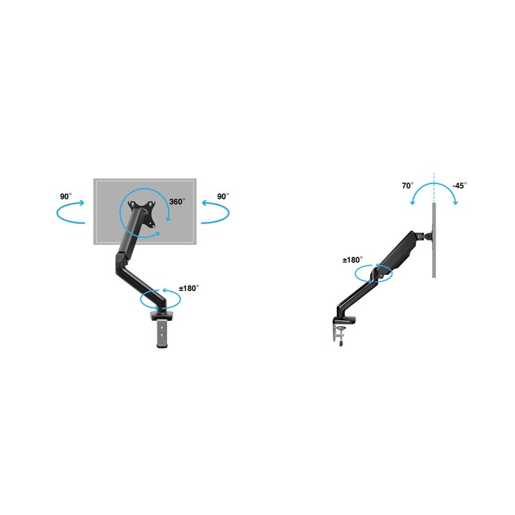 Garm ガス圧式モニターアーム シングル UPC-GM12GAS