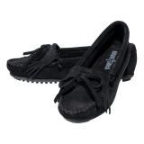 ミネトンカ レディース モカシン キルティ ブラック 23.0 cm