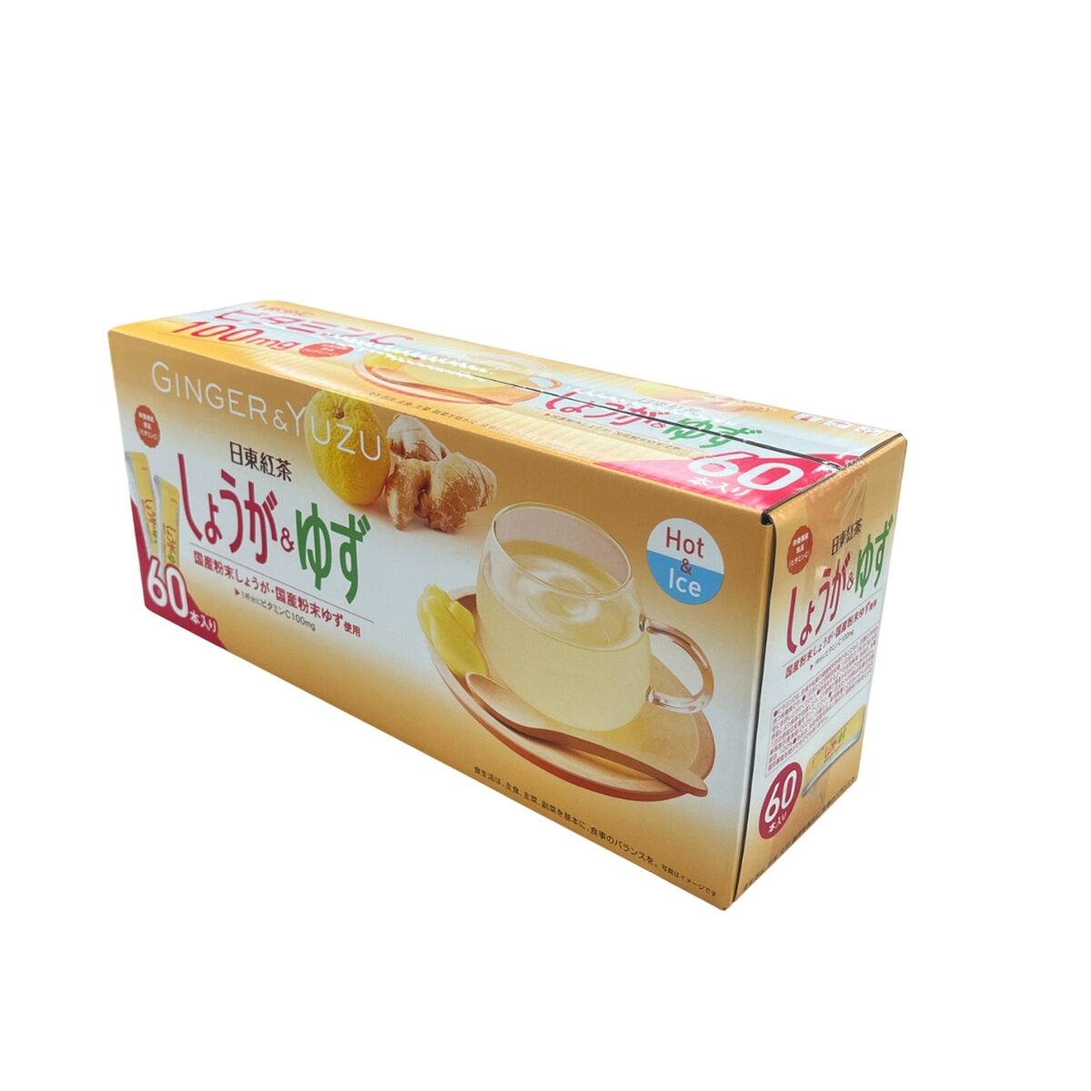 日東紅茶しょうが＆ゆず 60包入り