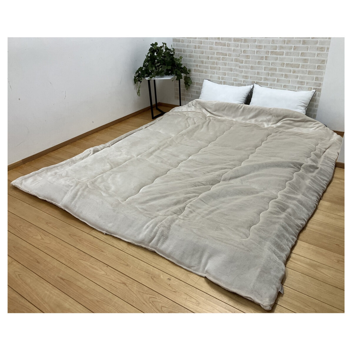 昭和西川 フランネルボア掛け布団 ダブル ベージュ | Costco Japan