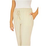 ブリッジ レディース リネン パンツ ナチュラル L