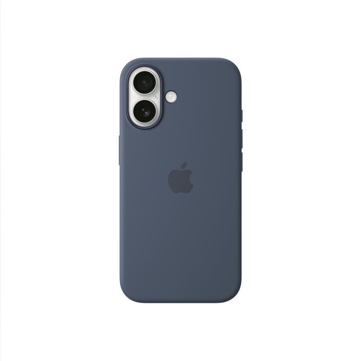 MagSafe対応iPhone 16シリコーンケース - デニム