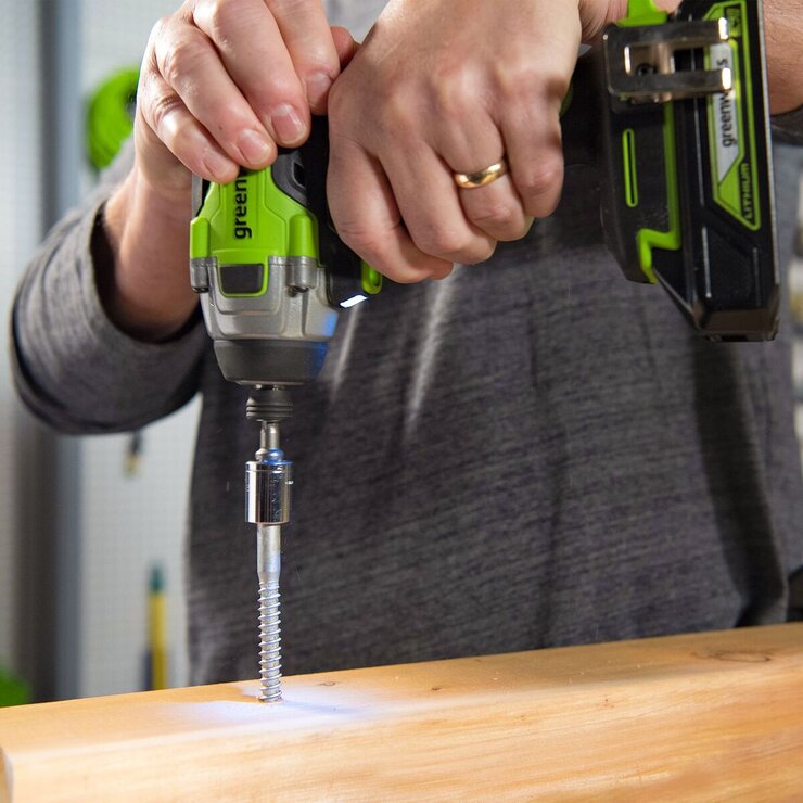 Greenworks 24V 298N-m (2,640 in-Lbs) Brushless Motor Impact Driver