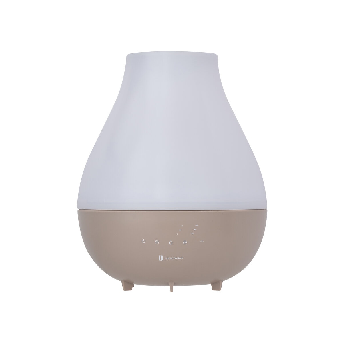 ライフオンプロダクツ 上部給水ハイブリッド加湿器 LCAHF017 モカ
