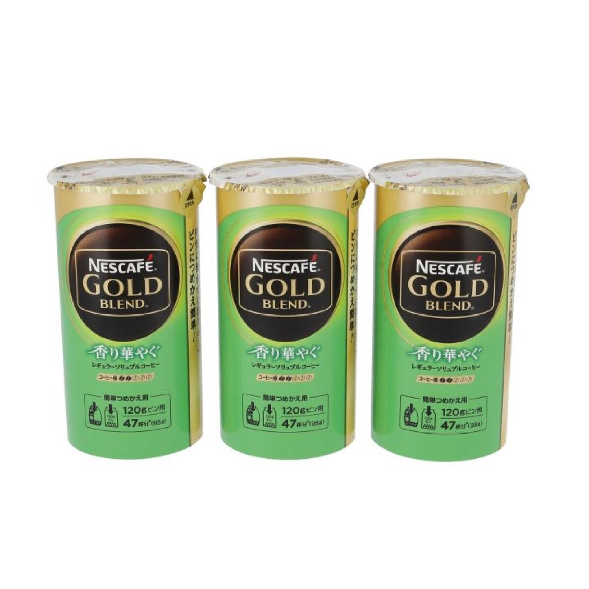 ネスカフェ ゴールドブレンド エコ&システム 香り華やぐ 95g 3本