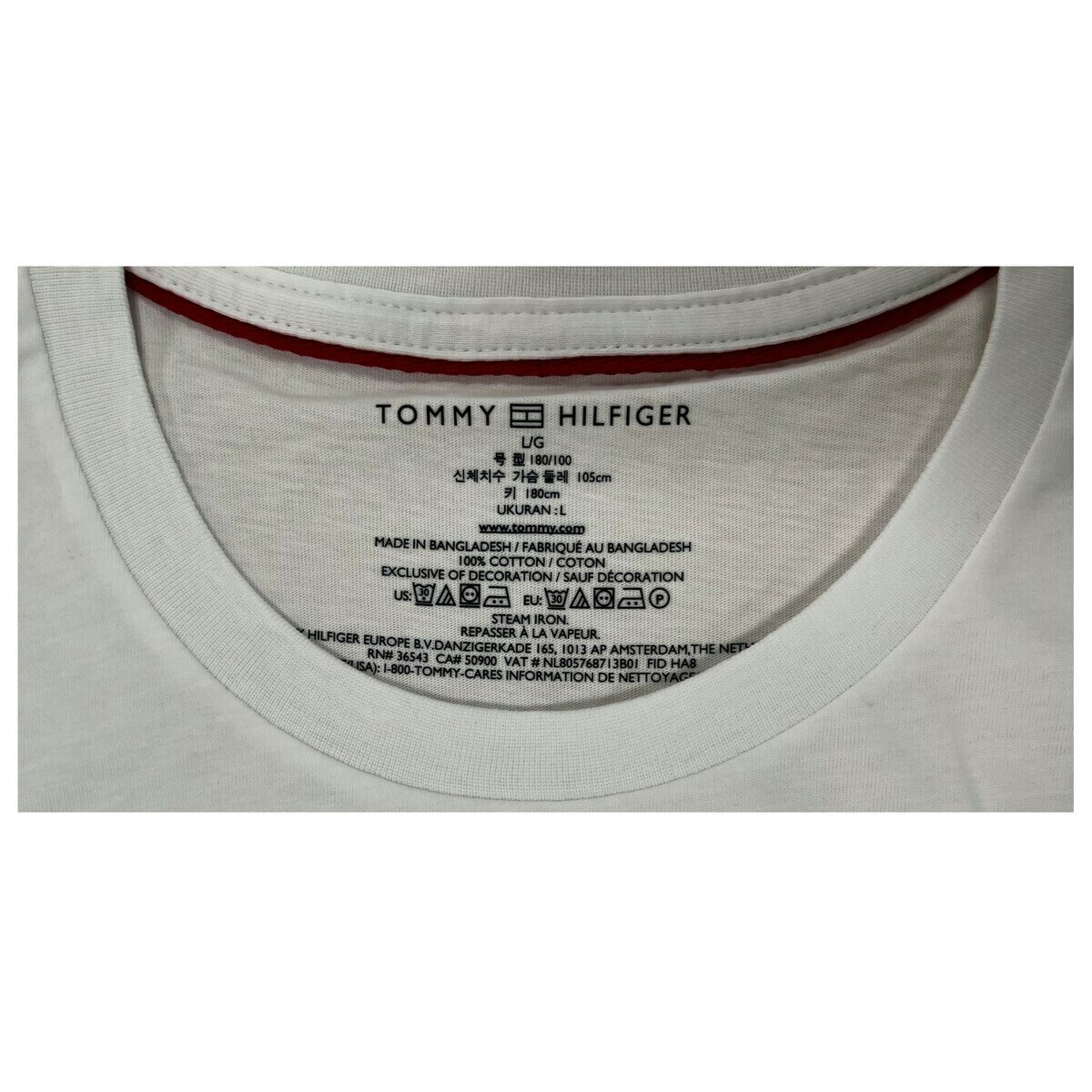 トミーヒルフィガー メンズ 半袖 Tシャツ ホワイト M トミーヒルフィガー メンズ 半袖 Tシャツ ホワイト M