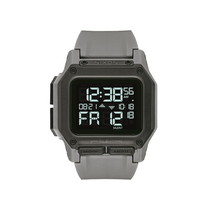 NIXON レグルス A1180632 ガンメタル メンズ 46mm ブラックxグレー NIXON レグルス A1180632 ガンメタル メンズ 46mm ブラックxグレー