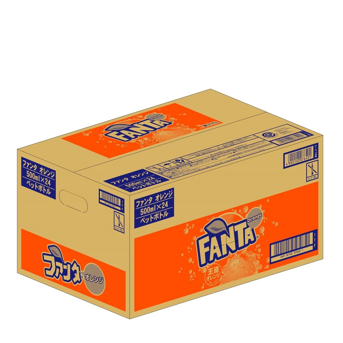 ファンタオレンジ 500ml x 24本 x 2ケース ペットボトル