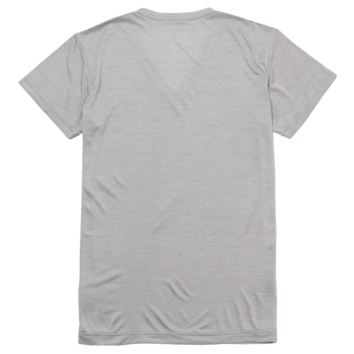 ミズノ メンズ Vネック Tシャツ 2枚組 グレー L