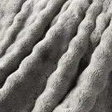 HOUSE & HOME 大判ひざ掛け 152cm x 177cm ライトグレー