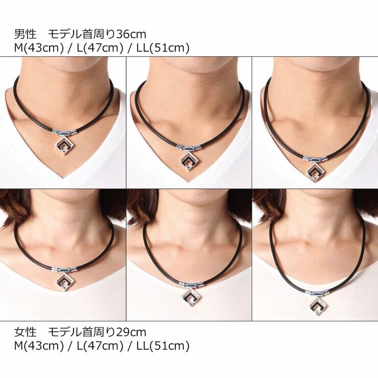 コラントッテ タオ α ARAN ネックレス シルバー/ブラック