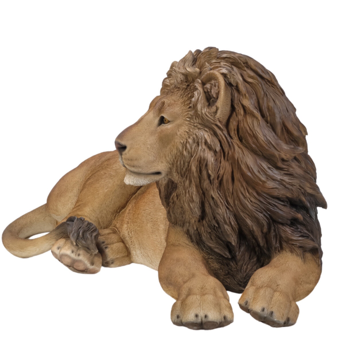 ウービア 横たわるライオンの置物 特大 H14097 ウービア 横たわるライオンの置物 特大 H14097