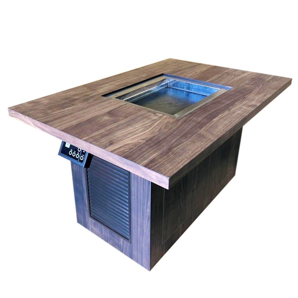 ケーツーエススチール 電気式無煙テーブル鉄板 Iron chef K2E-H01CO 1350mm 天板カラー BBQ 460