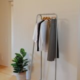 COLLEND(コレンド) アイアンハンガーラック スリム IHR-S-GY グレイ